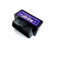 АДАПТЕР ELM-327 (ver2.1) Bluetooth OBD II  (48х25х32мм) Беспроводной интерфейс Bluetooth; ЧИП: YM1130; Раб. напряж.12V; Черный;
