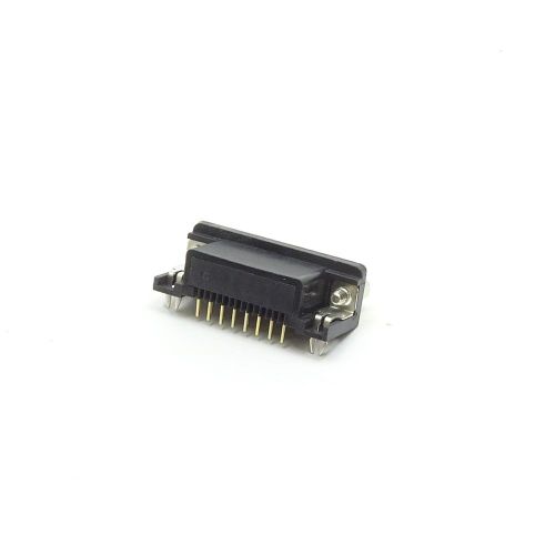 DRB-15MB штекер 15PIN на плату (горизонтальный угловой) 12378 (=12373) VGA (D-SUB) шир. основания 15мм фото 2