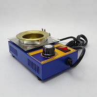ВАННА ПАЯЛЬНАЯ 150W DZ-70503 Диапаз.t: 200-480°C; вр.плавл: 8мин; max вес припоя: 500гр; d ванны= 50мм; пит: 220V; мат-л: жаростойкий сплав; подх.для 