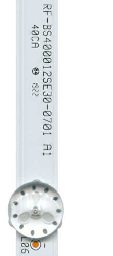 Светодиодная планка для подсветки ЖК панелей 40" (3V) (7линз) RF-BS400012SE30-0701 A1 (785 мм, 7 линз)
