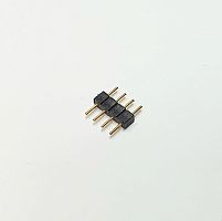 Разъем 4pin штыревой Соединитель RGB св/д ленты ( к RGB контроллерам: 37205; 37294 ) ( 4pin/ёжик )    