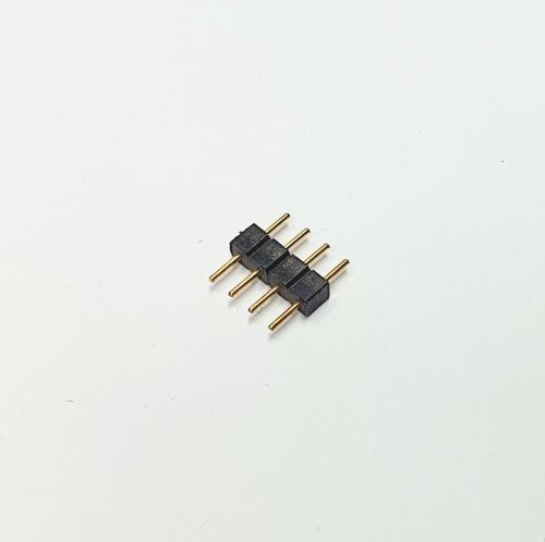 Разъем 4pin штыревой Соединитель RGB св/д ленты ( к RGB контроллерам: 37205; 37294 ) ( 4pin/ёжик )    