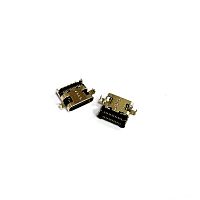 Разъем USB 3.1 Type-C Гнездо на плату (24pin /12+12/ SMD /4 уст. лепестка SMD) тип-C ver.3.1 Гориз.исп; врезн.монт. (дл=8.4мм/шир=9.0мм/12.2мм с крепе