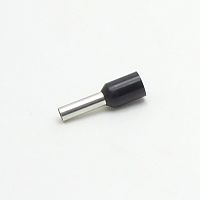 Наконечник втулочный/трубчатый/гильза для кабеля 2.5mm2 8мм (d-наружн-2,6мм/d-внутр.-2,3мм)синий/черный DN02508