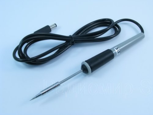 ПАЯЛЬНИК ДЛЯ ПАЯЛЬНОЙ СТАНЦИИ 8W 12V ZD-20A цв: Серый  Для паяльн./станции ZD-927; керамический нагреватель; провод без разъема 