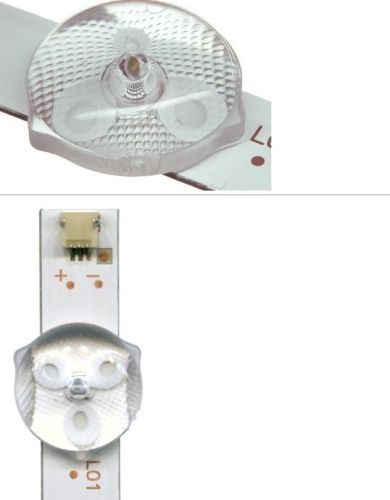 Светодиодная планка для подсветки ЖК панелей 32" 6V (6линз) RH-D32071235-01-6LED (планка 590х12мм) фото 2