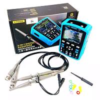 ОСЦИЛЛОГРАФ ЦИФР "FNiRSi DPOX180H" 2-in-1 с "цифровым фосфором". Английский язык. Цветной TFT дисплей 2.8"; 320 x 240; 2 канала; полоса 180MHz