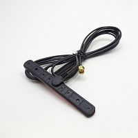 Антенна JCF J9018 GSM кабель RG174 3м, 3db   (SMA) гайка+штырь ( черный пластик, ширина 13мм, длина - 107мм )