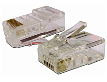 ШТЕКЕР-КОННЕКТОР 8P8C RJ45 LAN-разъем CAT6e UTP (TP-8P8C/TL-CAT-001/PR8850E) LAN-разъем (6-018/05-1031-4) RG45