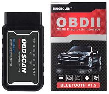 АДАПТЕР ELM-327-Bluetooth OBD II Только для Android ( 87х45х25мм )  Для связи с ЭБУ авто (для проток: J1850PWM, J1