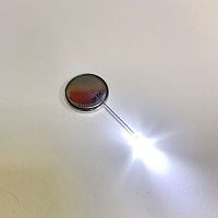 СВЕТОДИОД 3ММ БЕЛЫЙ 20cd (20000mCd) 3,2-3,5V 6000K уг.свеч: 20° 37091 цв.линзы: белый, прозрачный ( DFL-3014UWC-20 №72/ ARL-3214UWC-20cd )