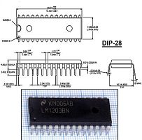 Микросхема LM1203BN DIP28
