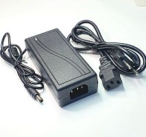 Блок питания импульсный, 48V, 2.0A, 96W, штекер: универсальный, 5,5мм х 2,1мм/2,5мм, вх: AC 220-250V, вх. разъем: евровилка LGY-1248A
