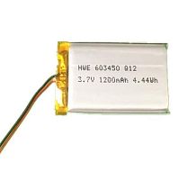 АККУМУЛЯТОР LP 603450-PCM (50х34х6,0мм) 3,7v 1200mAh Li-Pol (с платой защиты- PCM), (элемент) провода под пайку