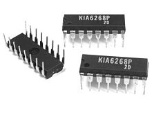 Микросхема KIA6268P orig 2x Vorverst./Preamp, ALC, Ucc=6..15V DIP16