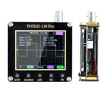 ОСЦИЛЛОГРАФ ЦИФР. FNIRSI-DSO138 Pro,1 канал;полоса пропуск- 200кГц; Цв.диспл:TFT 2.4" (320х240), част.дискретизации: 2.5Мвыб/с,; (без АКБ)