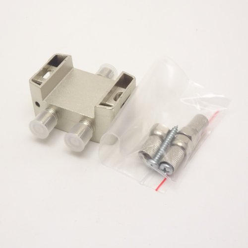 Разветвитель 2-WAY SPLITTER 1 х 2 5-2400MHz сплиттер спутниковый с проходом питания / +  F  RG-6 (3 шт.), в упаковке, GERMANY