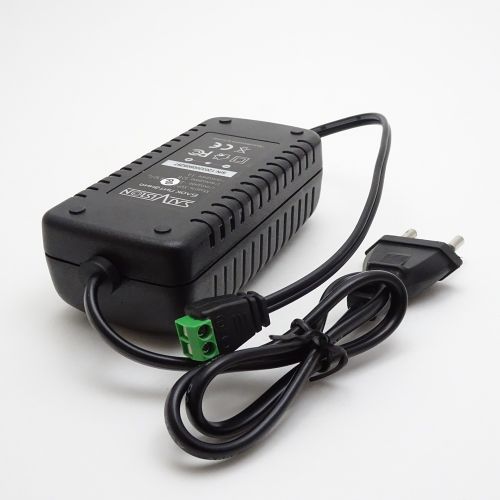 Блок питания для видеонаблюдения, 12V,  3.0A, 36W, штекер: клеммы, IP67, вх: AC 110-240V, пластик SVP-123