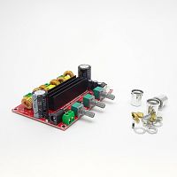 МОДУЛЬ: АУДИО УСИЛИТЕЛЬ ЦИФР.Стерео с сабвуфером (3-канальн: 50W+50W+100W) класса 2.1 на TPA3116D2 2000W (XH-M139) для проект.ARDUINO Uпит=DC12V-24V; 