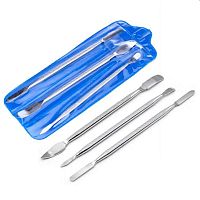 Набор инструментов для разборки телефонов, сталь. В наборе 3шт. Инструмент выполнен из инструментальной стали S2, инструменты размером: 165 мм, 175 мм