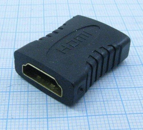 ПЕРЕХОДНИК HDMI ГНЕЗДО на HDMI ГНЕЗДО (HDMI F/F) HAP-015 (=HAP-013/=HAP-004) (с ушами) -077942- фото 3