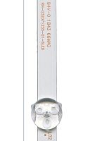 Светодиодная планка для подсветки ЖК панелей 32" 6V (6линз) RH-D32071235-01-6LED (планка 590х12мм)