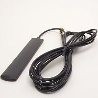 Антенна GSM 2db  + (кабель L=2.5-3m RG174) SMA-P гайка+штырь "Лопатка" (Направленная/ 890-960 / 1710-1990 МГц /2 дБ/волн. сопр.-50 Ом/коэф. стояч. вол