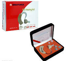 Слуховой аппарат "JH-113/LP-113" Макс. выход насыщенных звук. частот - до 130dB ± 5dB/Частот. отклик - 300-4000Hz/Эквивалентный вход. шум - до30 dB/Га