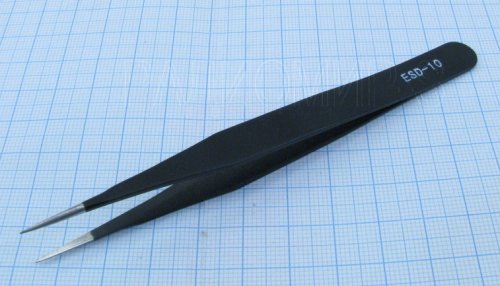 ПИНЦЕТ 123мм "ESD-10" 