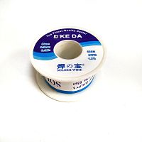 ПРИПОЙ  0,3 мм   35 гр. (катушка) ПОС-63 с флюсом 1.2%; 63/37 Олово- 63%; Свинец- 37%; Тпл.=183°С; KEDA  ShTech