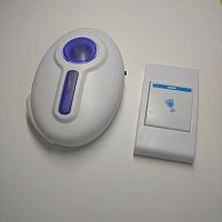 Звонок дверной беспроводной 32 мелодии DOOR BELL "01771 (GP-01771)"; выбор электронной мелодии; питание: (кнопка - бат.1 шт.-23А 12V,  звонок бат.2 шт