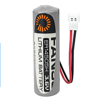 Батарейка ЛИТИЕВАЯ 14505 3.6v 2600mAh С проводами и разъемом 2pin 51005 plug ( ER14505 ) Разм: R06 ( AA );  Для устр-в с непрерывн.потр.тока до 50mA, 