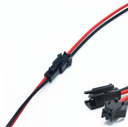 РАЗЪЕМ (комплект) 2pin, SM2,54-2P ЧЕРНЫЙ,( Штекер с замком+ Гнездо ). С проводами L=10см. (красн./черн.), Для подключения драйверов к светод. технике РАЗЪЕМ (комплект) 2pin, SM2,54-2P ЧЕРНЫЙ,( Штекер с замком+ Гнездо ). С проводами L=10см. (красн./черн.), Для подключения драйверов к светод. технике