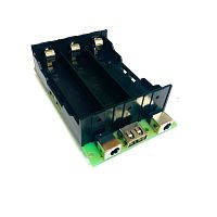 МОДУЛЬ автономного питания QBAT PB3S-1865 12V, до10A; с дополн. DC-DC преобраз.-9V и возможностью установки еще одного DC-DC преобразователя на 5V для