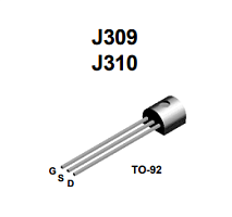 Транзистор полевой 2SJ310 orig TO92 /N-FET