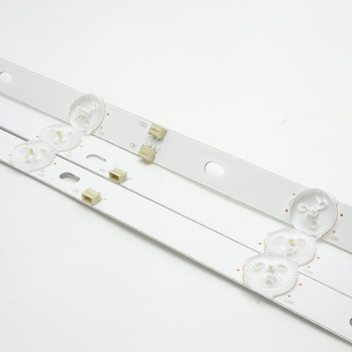 Светодиодная планка для подсветки ЖК панелей 40" 6V (8+8+8линз) JS-D-JP395DM-A81EC/JS-D-JP395DM-B82EC комплект из 3-х планок (2 планки A и одна планка