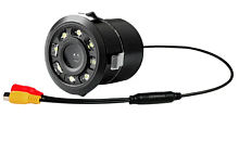 ВИДЕОкамера  АВТОМОБИЛЬНАЯ CT33 LED (яркая подсветка); NTSC/PAL с парковочной разметкой/Заднего вида (зеркальная)/ d объектива=10мм; Угол обзора 120°