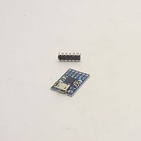 ПРЕОБРАЗОВАТЕЛЬ USB-UART - 6pin (CP2102) Линии:TX/RX/GND/DTR; Напряжен. на выходе TTL: 3,3V/5V microUSB; скор: до 300bps ~ 1 Мбит/С; ОС: Win 8.1/7/XP/