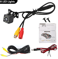 ВИДЕОкамера  АВТОМОБИЛЬНАЯ  цвет "ET-1588" LED/ CT19 LED 7955 solution (яркая подсветка)