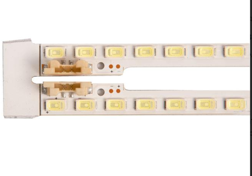 Светодиодная планка для подсветки 32" 3V (44LED) (2x44LED) 2011SVS32 (комплект 2 планки по 348мм, 44 светодиода) фото 5