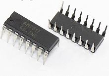 Микросхема AN7317 AUD пpедварительный усилитель DIP16