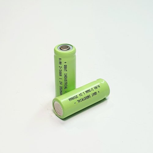 АККУМУЛЯТОР    1,2V    350mAh  Ni-MH  (H-2/3AAA350)   (10,5х29,0мм) QBAT INDUSTRIAL    Примен: цифр.фотоаппараты, эл.бритвы, MP3, MP4 , портат.компъют