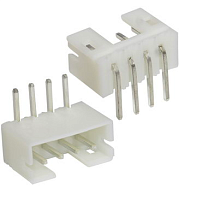 Разъем WB-04R (MW-4MR) шаг=2.0mm гнездо на плату УГЛОВОЙ (ответная часть HB-04/PH-04)