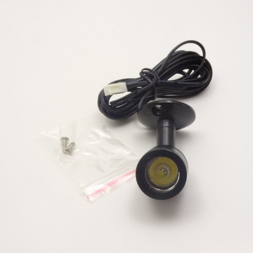 Светодиодный светильник накладной на ножке 1,5W, 1LED, Ø25мм*65мм, DC12V, 6000k, черный
