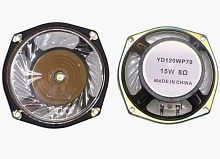 ДИНАМИК Ш/П 118 MM 4" 5W 8 OM "YD120-WP70-8" (для душевых кабин!!!); 88-18000Hz; с креплением - 121мм/посадочное место-118мм/высота-70мм; открытый маг