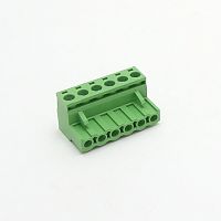 Клеммник разрывной: XY2500F-A-06P (2EDGK-06P) Гнездо (шаг 5,0mm) ответная часть XY2500R-A-06P (2EDGR-06P) Штекер Угловой (шаг 5,0mm) (16828) ; XY2500V