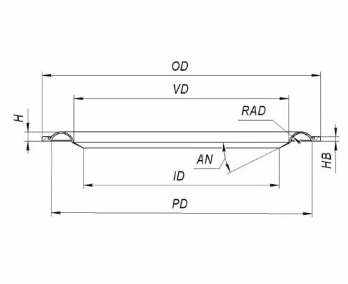 ПОДВЕС ДИНАМИКА 5" (85 x 85мм внутр/120 x 120мм внеш.) Р125-4 FO квадратный под обрез./ серый ППУ10 фото 2