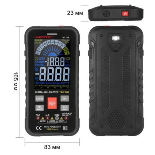 Мультиметр цифровой, Smart HABOTEST HT116 фото 3