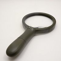 Лупа ручная 2Х/5Х (d=120мм/d=28мм) NO.9986-D (9986D) NGY ДВОЙНАЯ С подсветкой (3 св/д) (батар. 4 х R03) -68726-