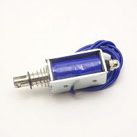 СОЛЕНОИД втягивающе-выталкивающий миниатюрный открытый DC24V ZYE1-0530Z Сила втягивания: 5N/m Режим работы: кратковременный  